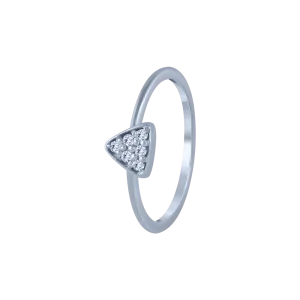 14KT (585) White Gold And Diamond Ring For Women