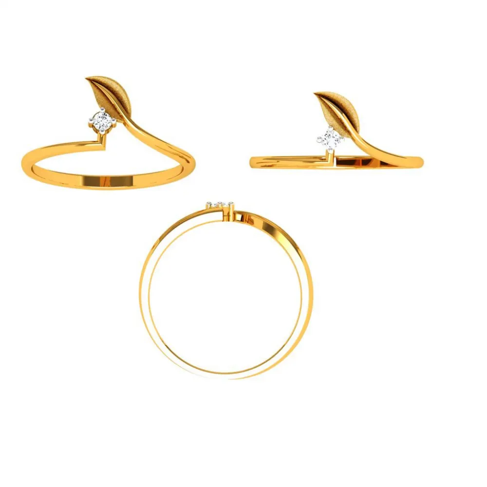 14KT (585) Yellow Gold Ring For Woman