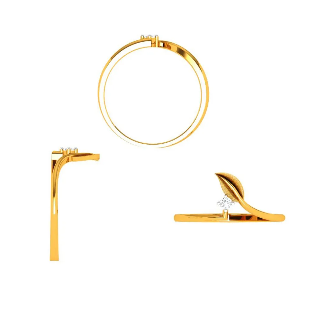 14KT (585) Yellow Gold Ring For Woman