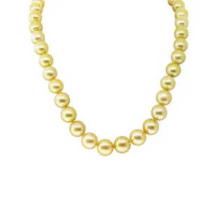 18ct Yellow Gold South Sea Pearl Strand