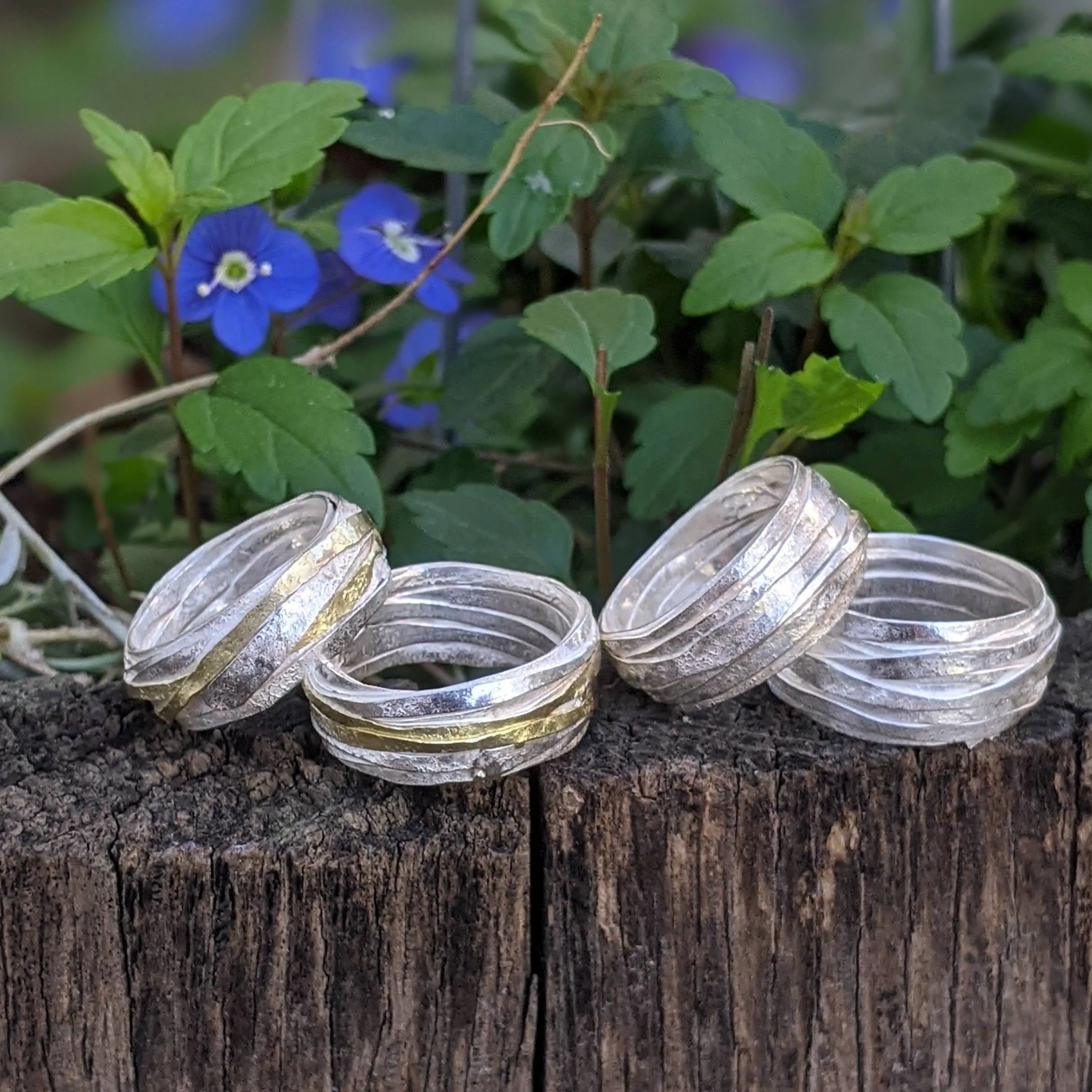 8mm Silver Wrap Ring