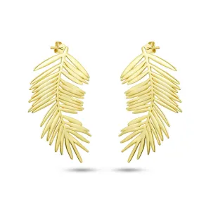 925 Silver Earrings with 18k Yellow Gold Plated