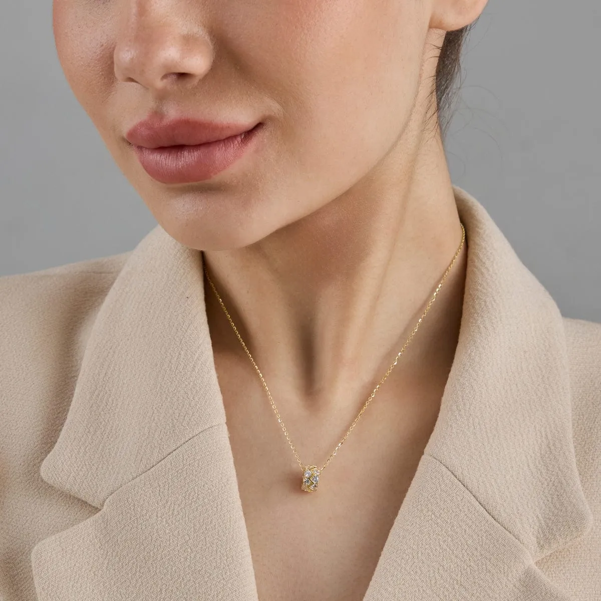 92.5 Silver Pendant with Chain  183158