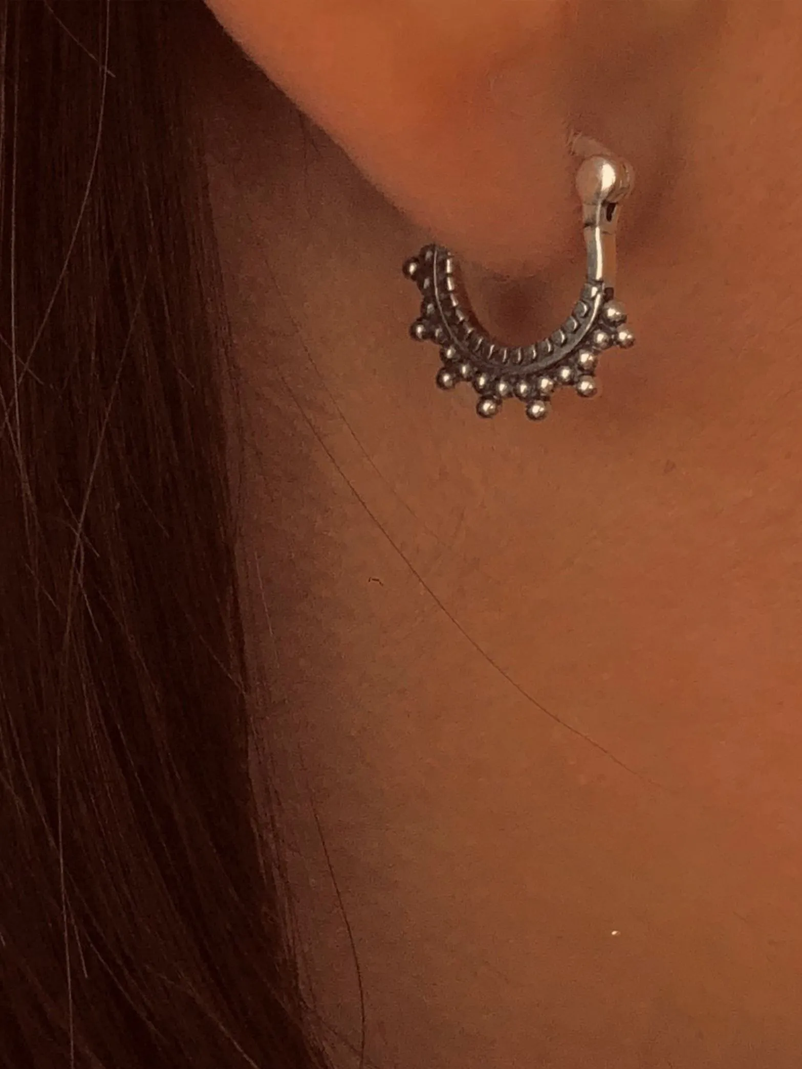 925 Silver Plated Silver Earrings