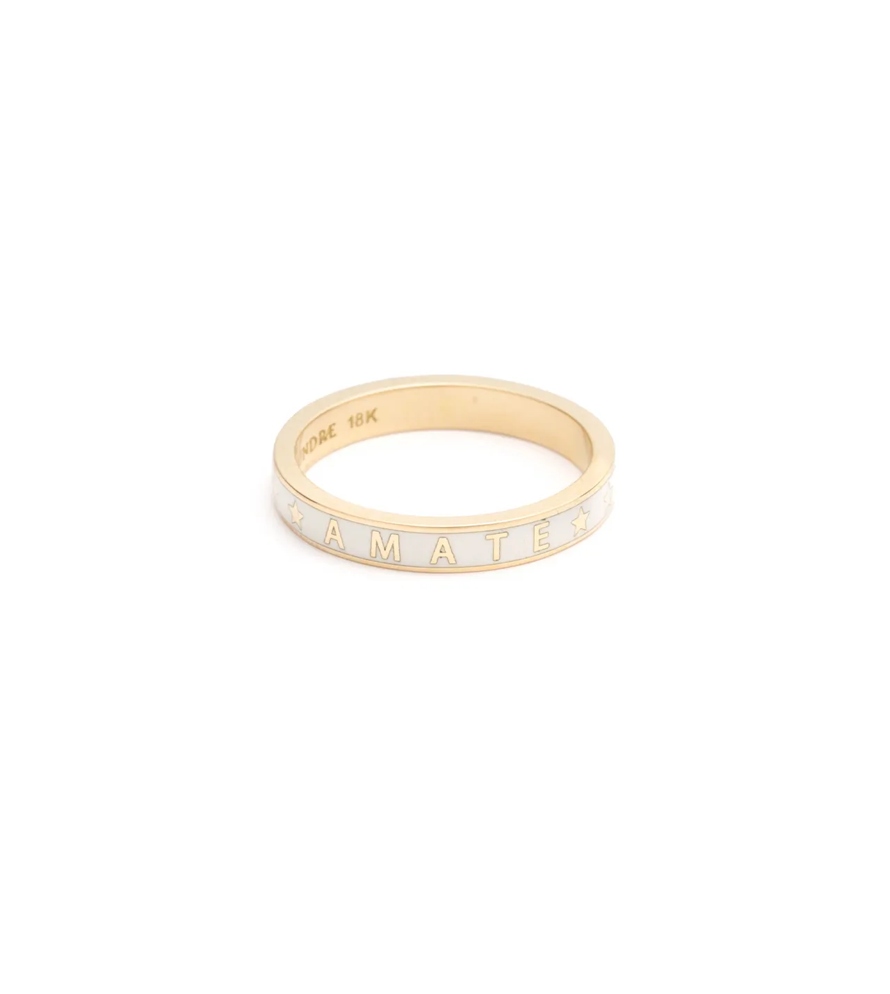 Amate - Love : Thin Champleve Enamel Band
