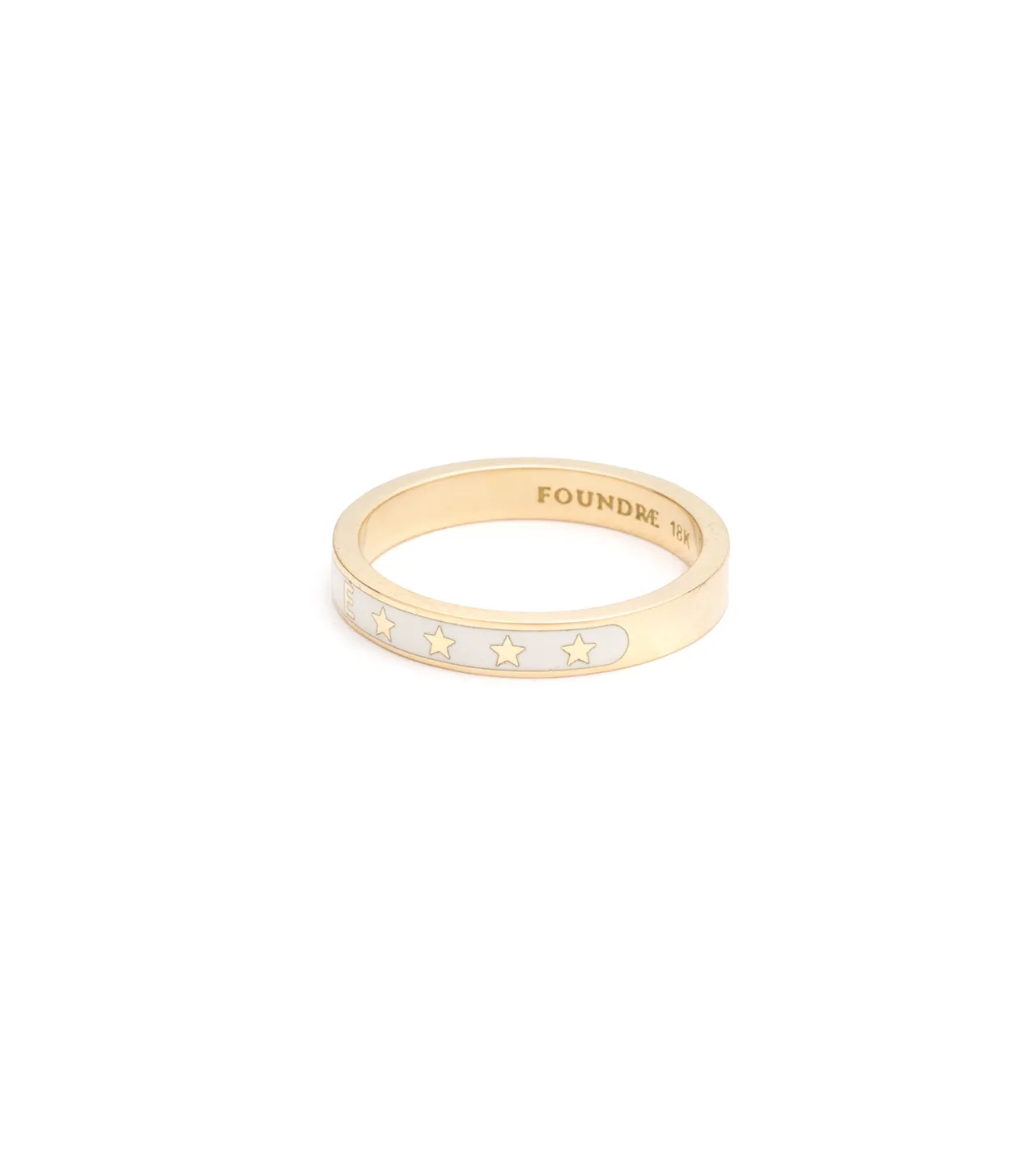Amate - Love : Thin Champleve Enamel Band