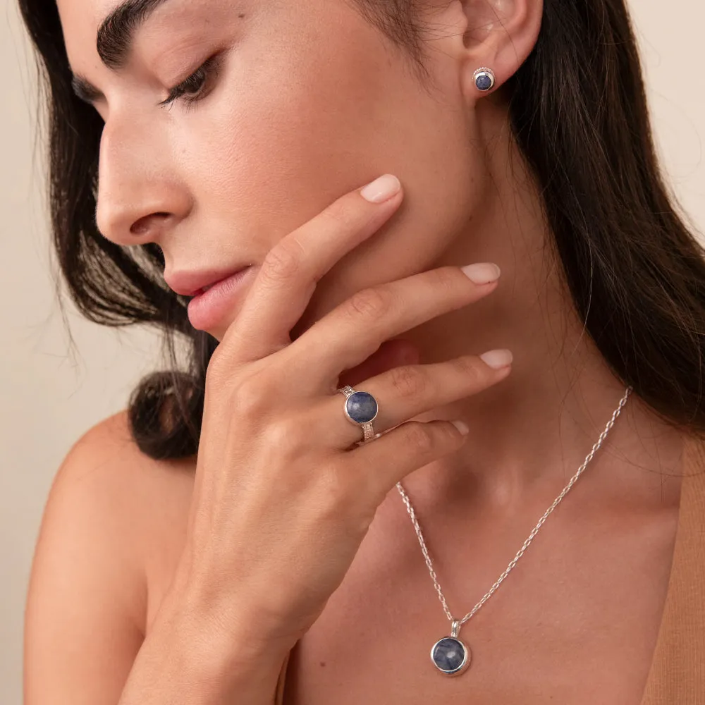Anna Beck Medium Dumortierite Stacking Ring