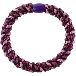 Bow's by St?r Braided Hair Elastic - Multi Bordeaux/Rose Glitter 6-pack