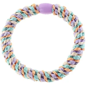 Bow's by St?r Braided Hair Elastic - Multi Purple/Rust/Turquoise Glitter 6-pack