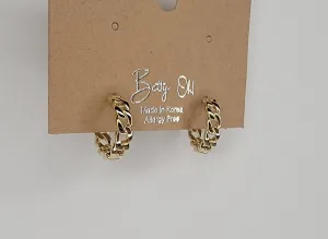 CHAIN  HUGGIE HOOP