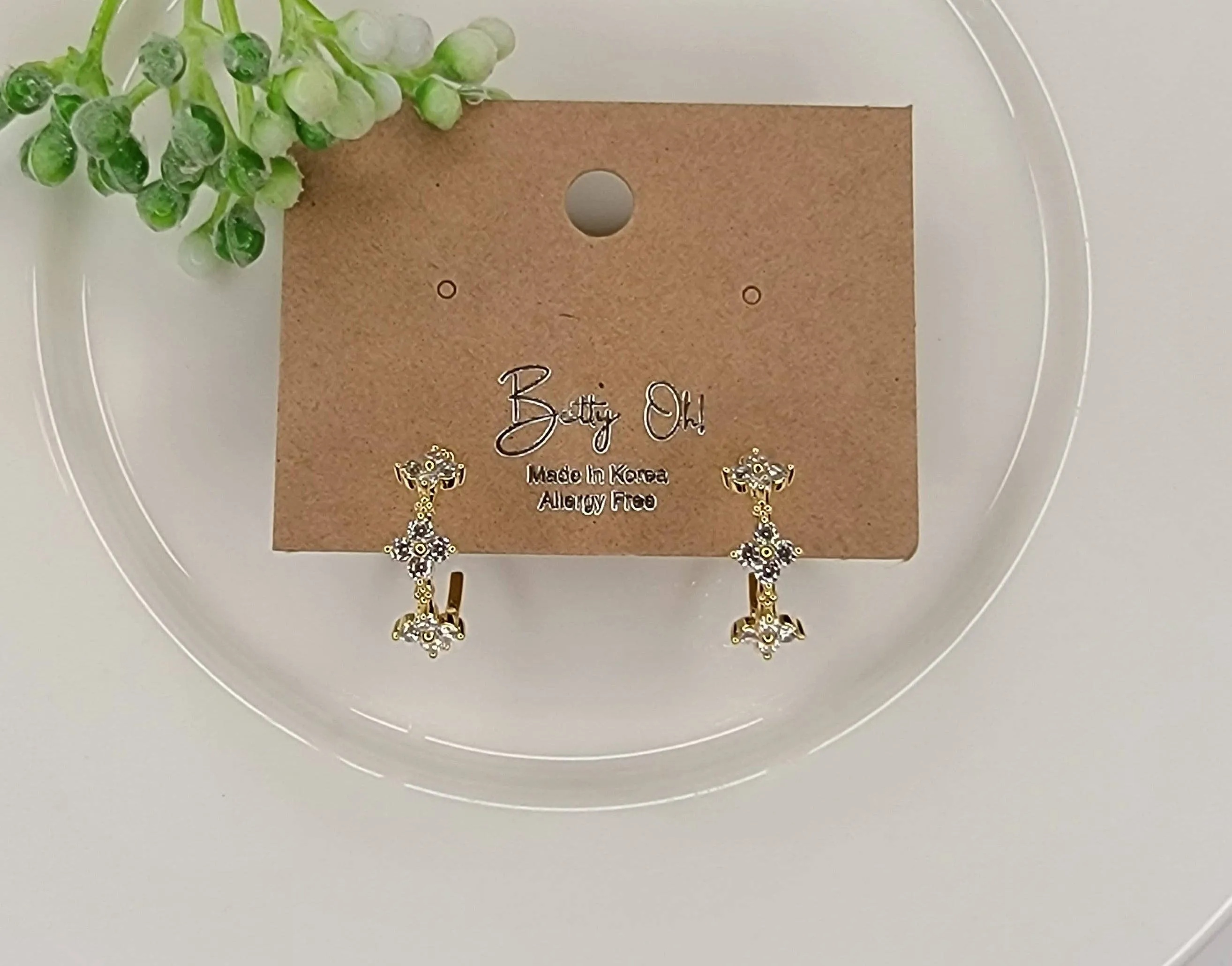 Deco Hoop Earrings