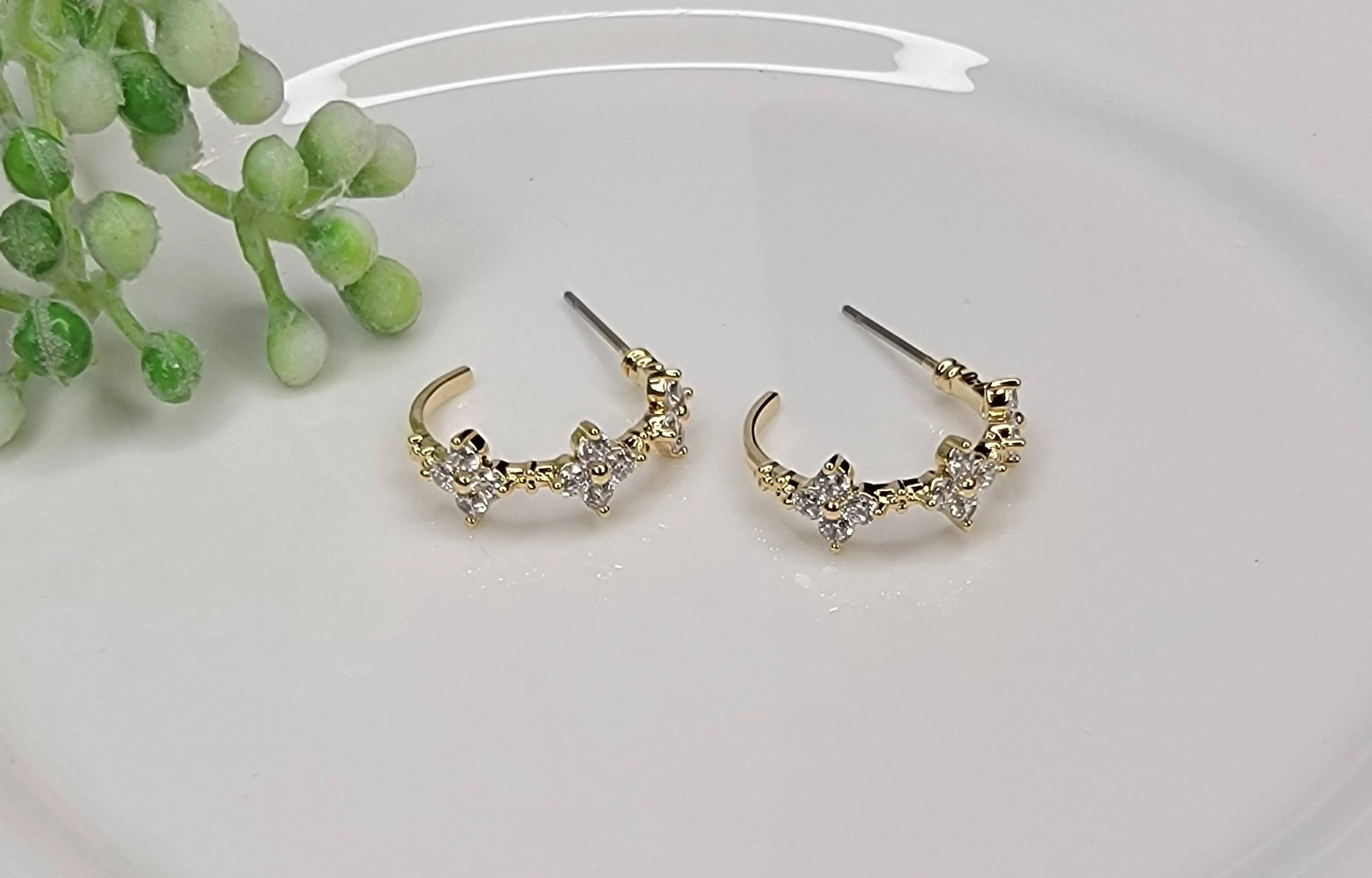 Deco Hoop Earrings