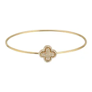 DIAMOND CLOVER  BANGLE