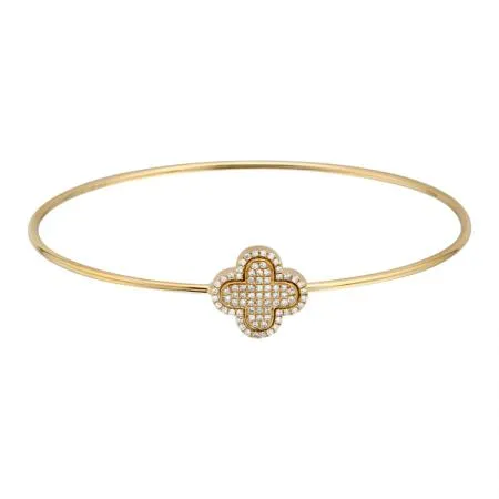 DIAMOND CLOVER  BANGLE