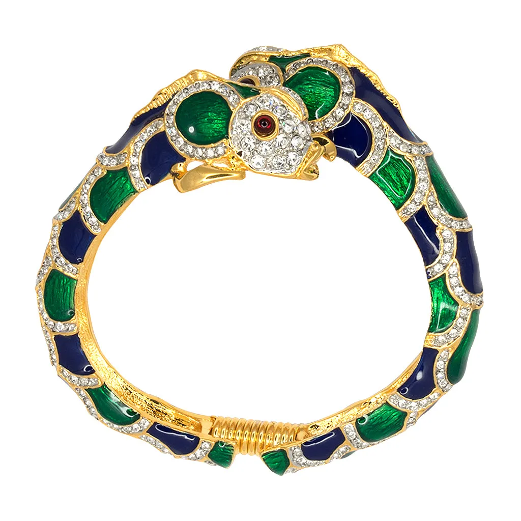 Enamel Fish Head Bracelet
