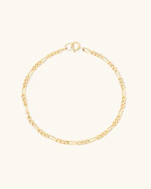 Figaro Bold Chain Bracelet