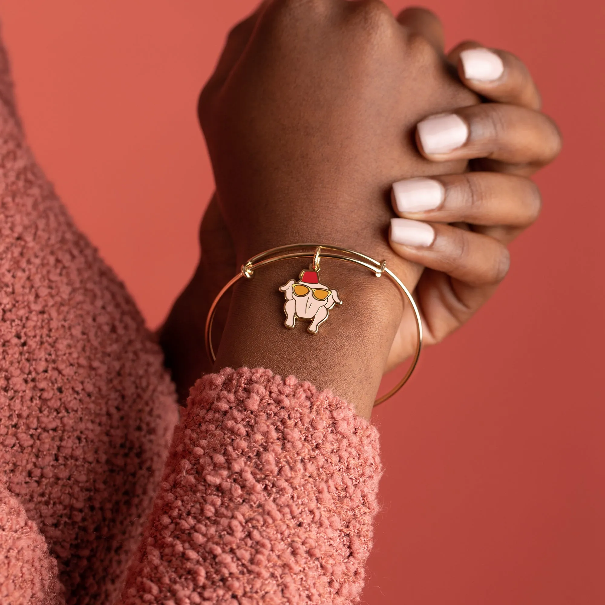 FRIENDS? Thanksgiving Turkey Charm Bangle