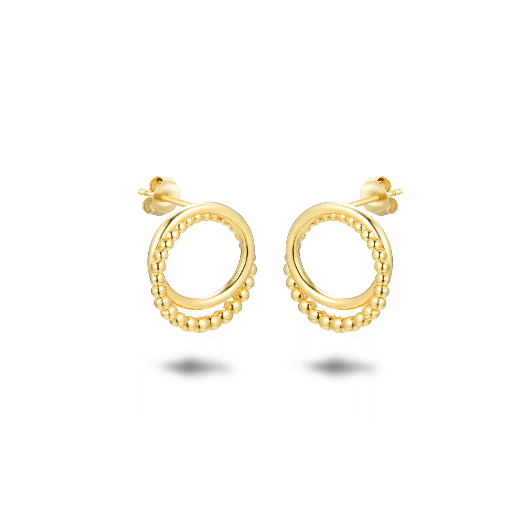 Gold earrings 18k yellow gold