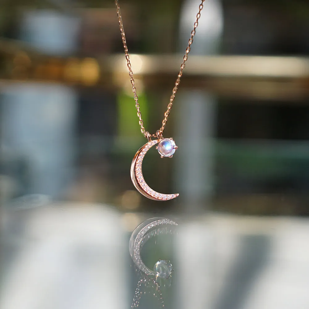 [GOT7 BAMBAM] MOONSTONE DIANA Necklace