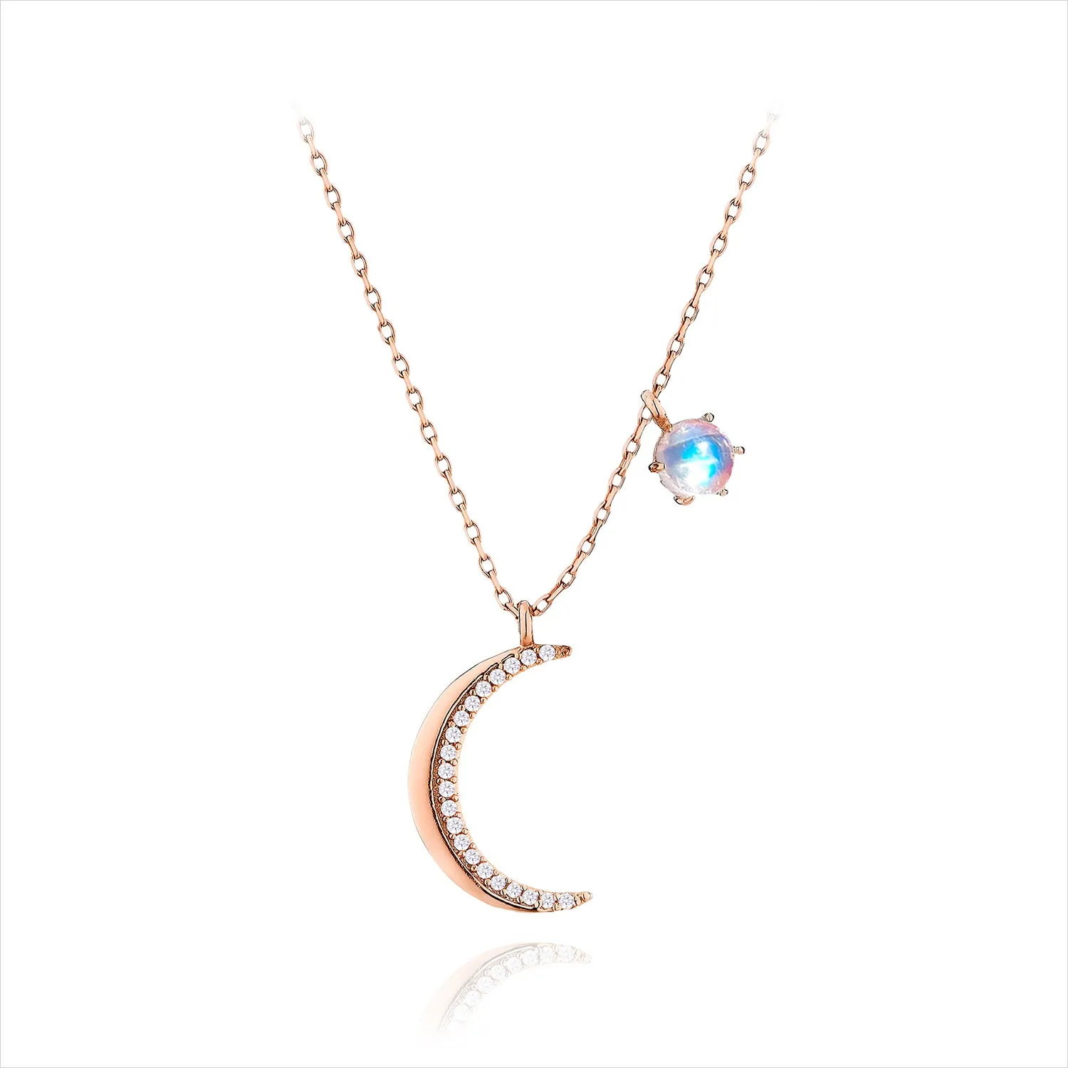 [GOT7 BAMBAM] MOONSTONE DIANA Necklace