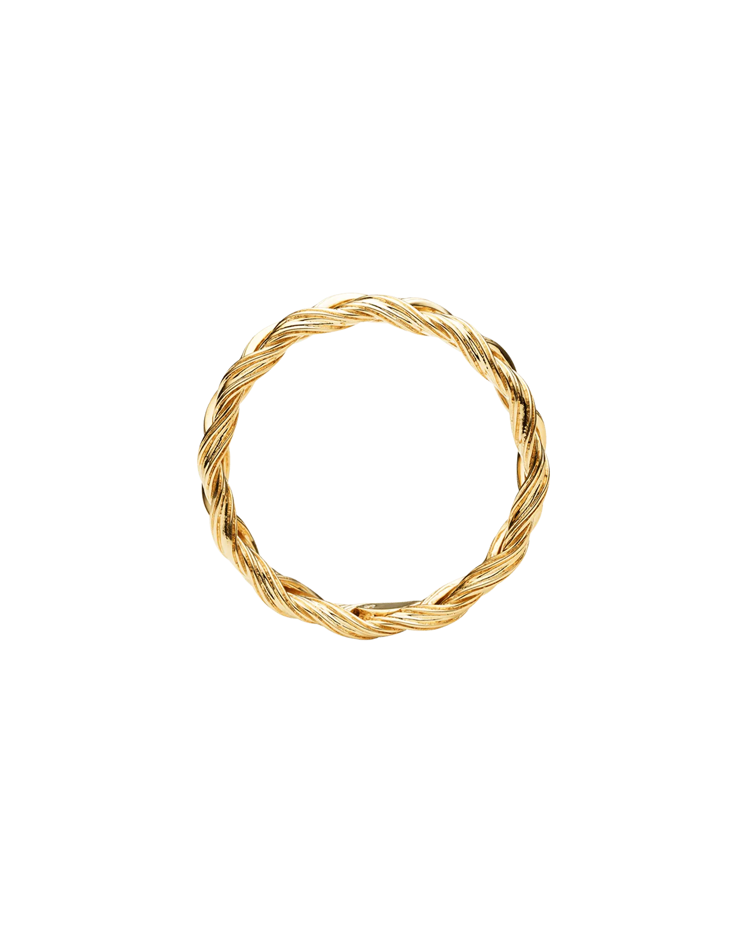 Grande Pandanus Weave Ring | Yellow Gold