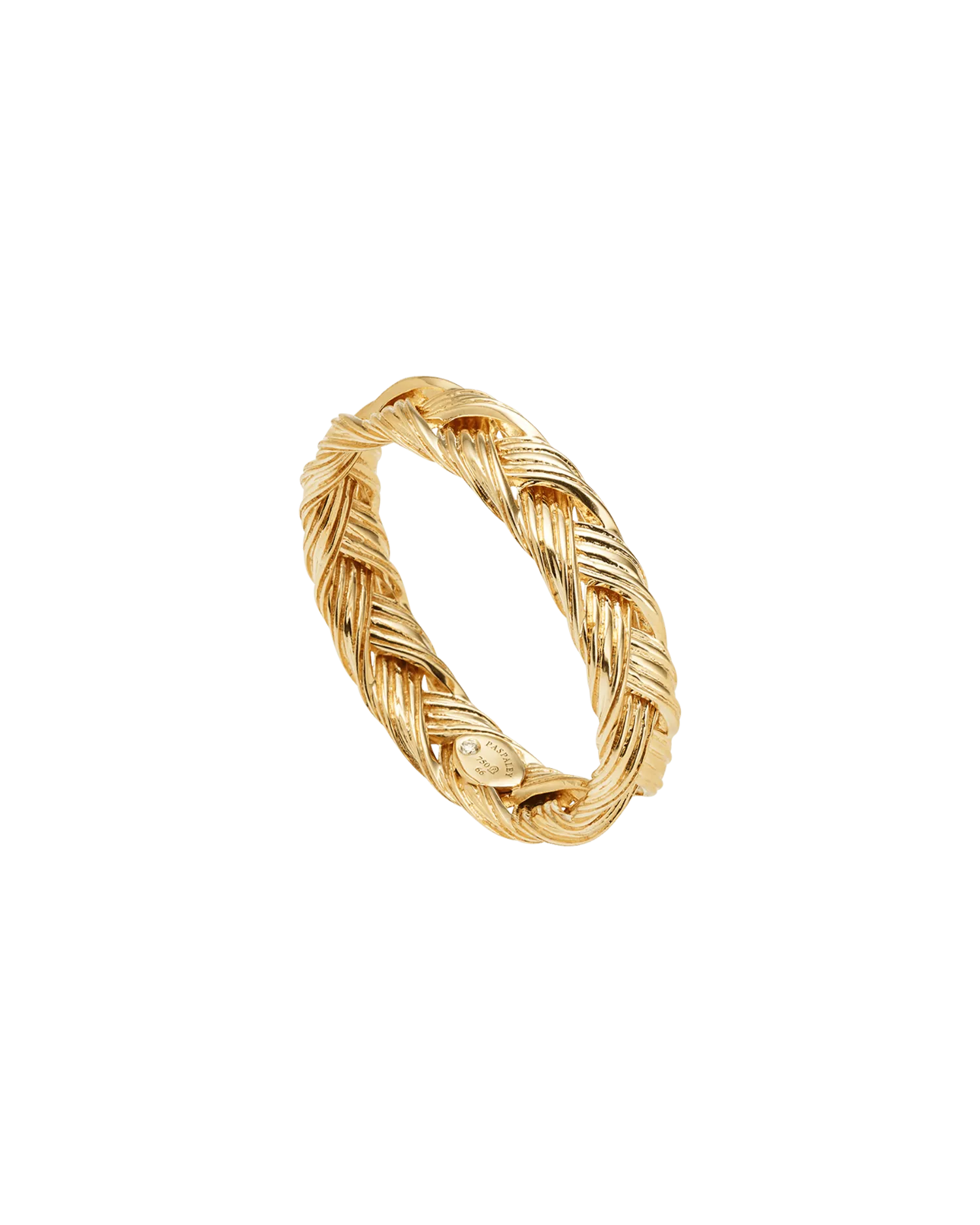 Grande Pandanus Weave Ring | Yellow Gold