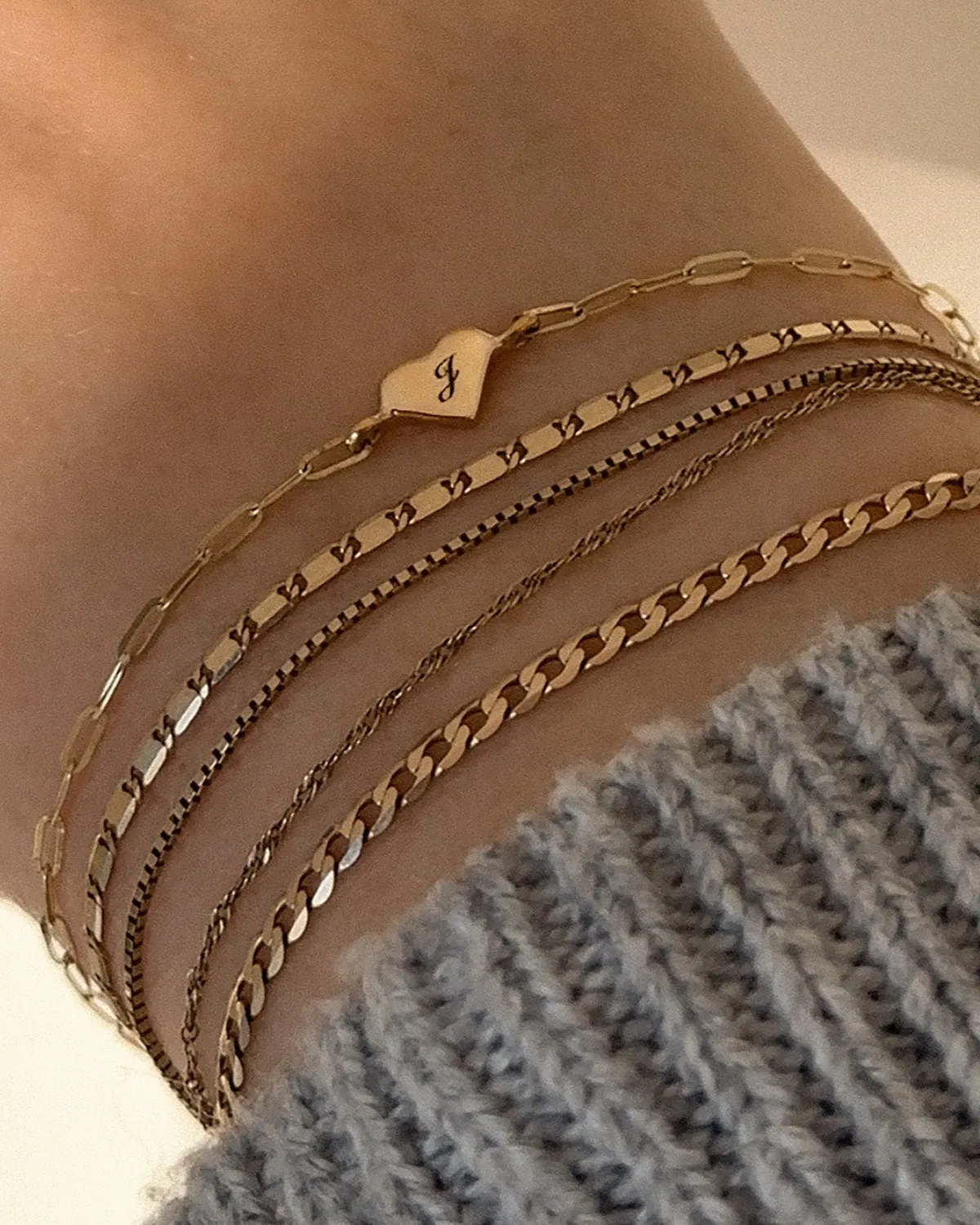 Heart Connector Bracelet