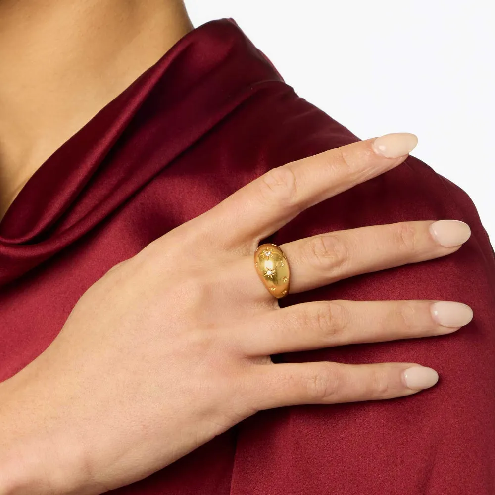 Julie Vos Luna Ring - Cubic Zirconia