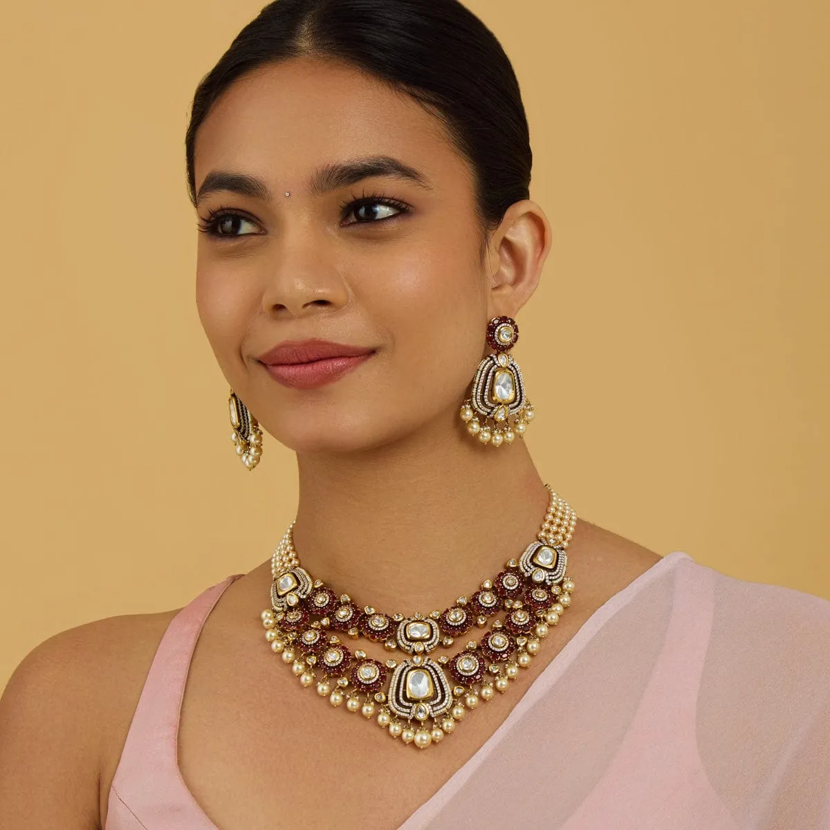 Kundan Necklace 178329