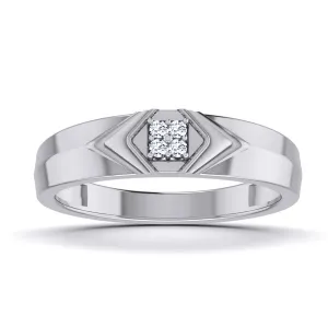 Lab Diamond Men's 14K Gold Ring
