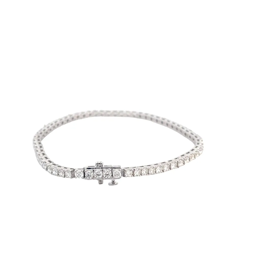 Lab Grown Diamond Tennis Bracelet