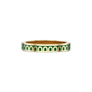 L'Arc de DAVIDOR Ring PM, 18k Yellow Gold with Palais Royal Lacquered Ceramic