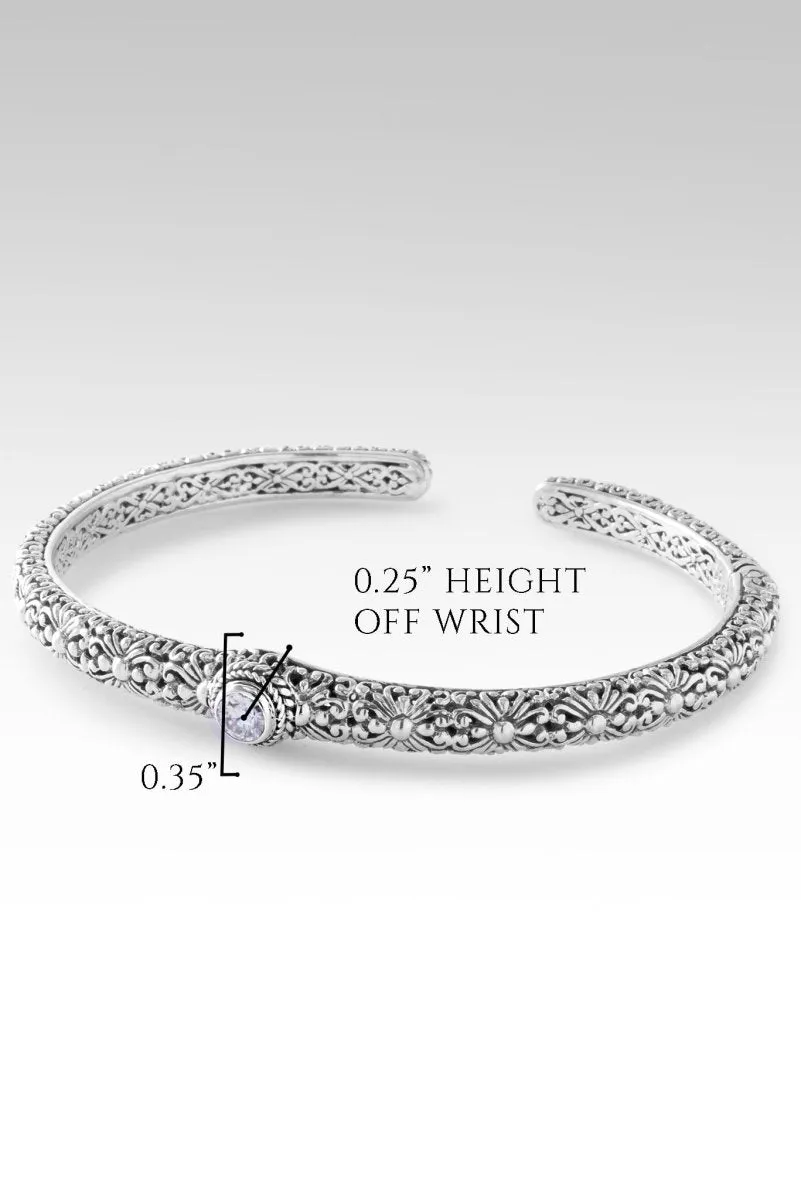 Love One Another Cuff II? in Moissanite