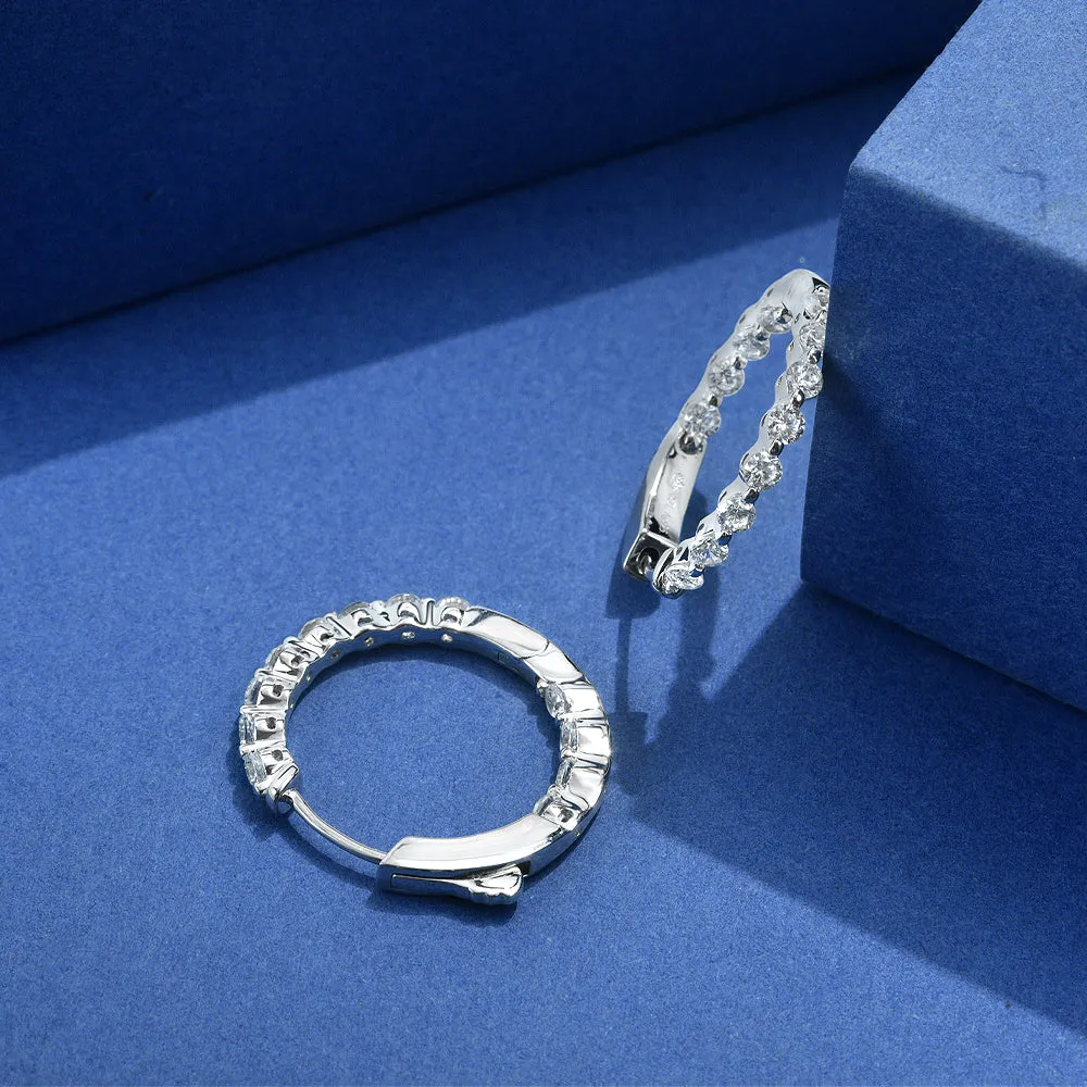 Maddie Hoops in Platinum