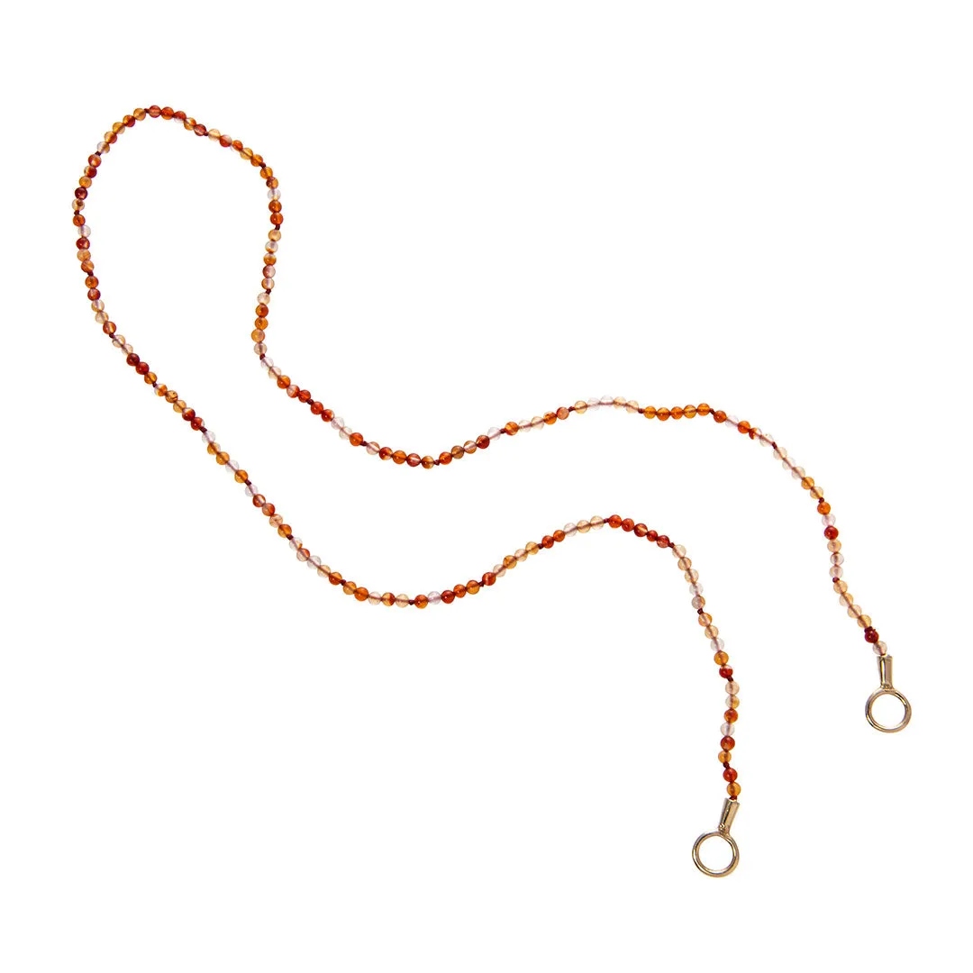 Marla Aaron Orange Agate Itty Bitty Strand 16??