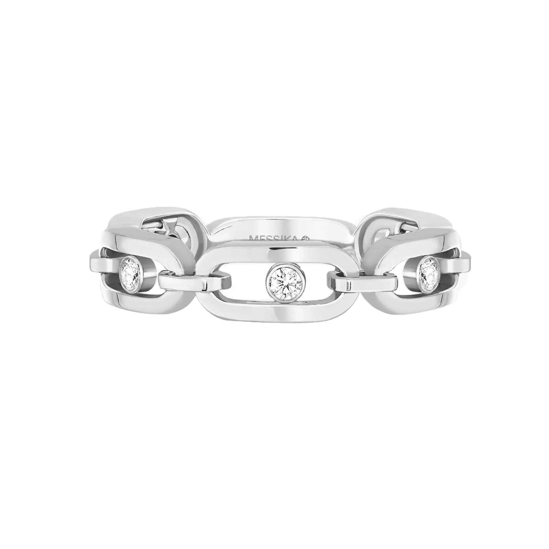Messika Move Uno Multi 18ct White Gold Diamond Ring