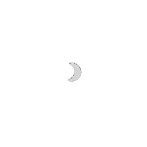 Moon Stud Silver