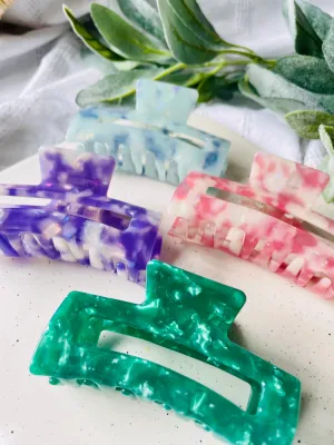 NEW Acetate Claw Clips