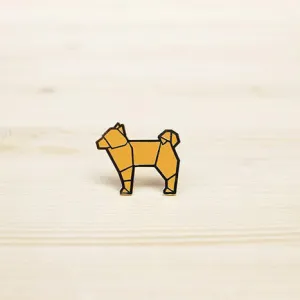 Origami Pin ?C Shiba Inu