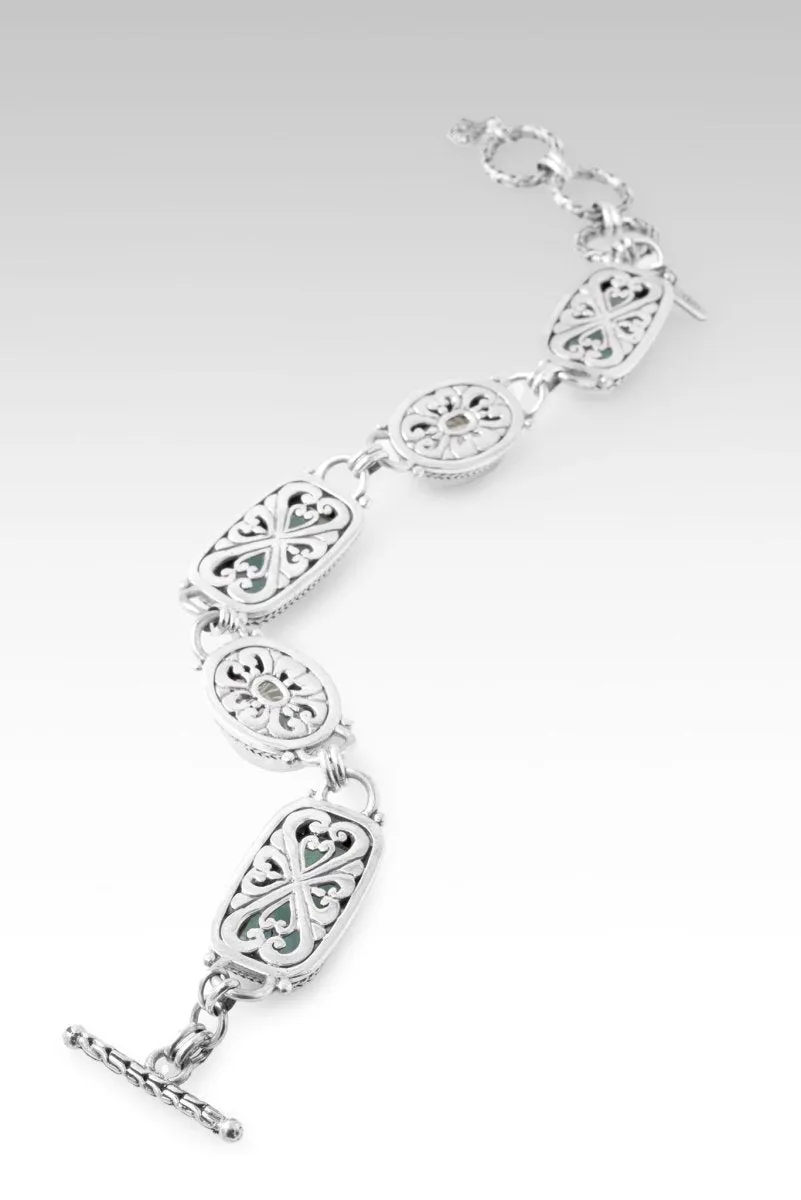 Persist and Prevail Bracelet II? in Mint Amazonite & Prasiolite