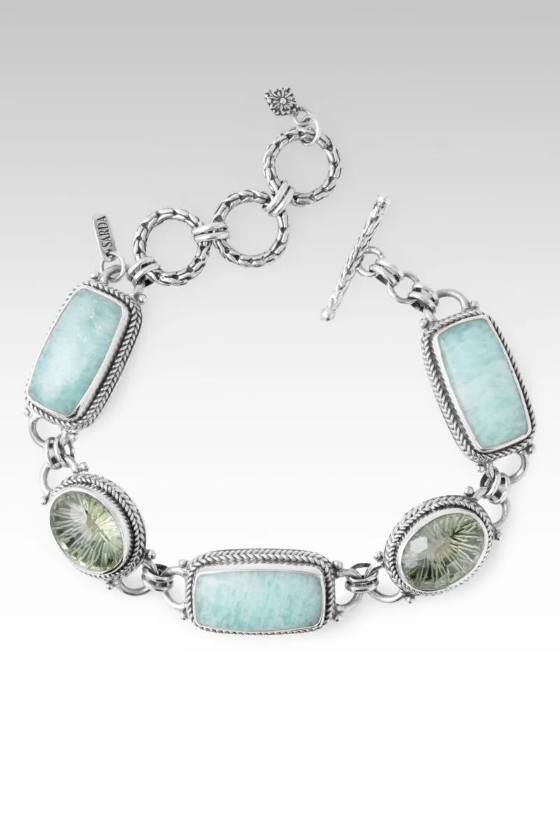 Persist and Prevail Bracelet II? in Mint Amazonite & Prasiolite