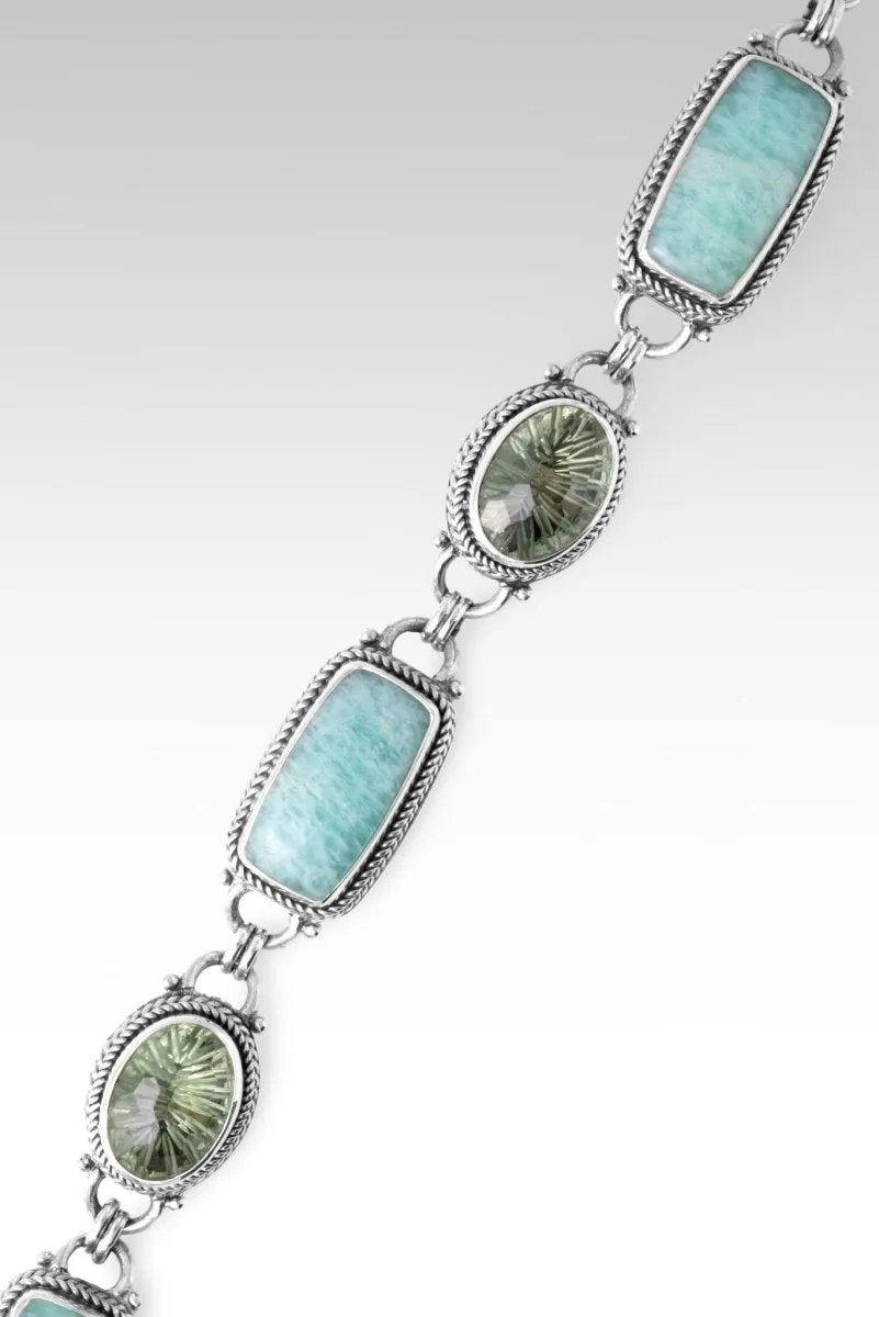 Persist and Prevail Bracelet II? in Mint Amazonite & Prasiolite