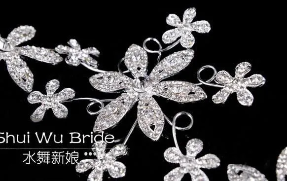 Red Bridal Hair Accessory