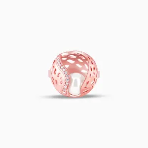 Rose Gold Warm Embrace Statement Ring