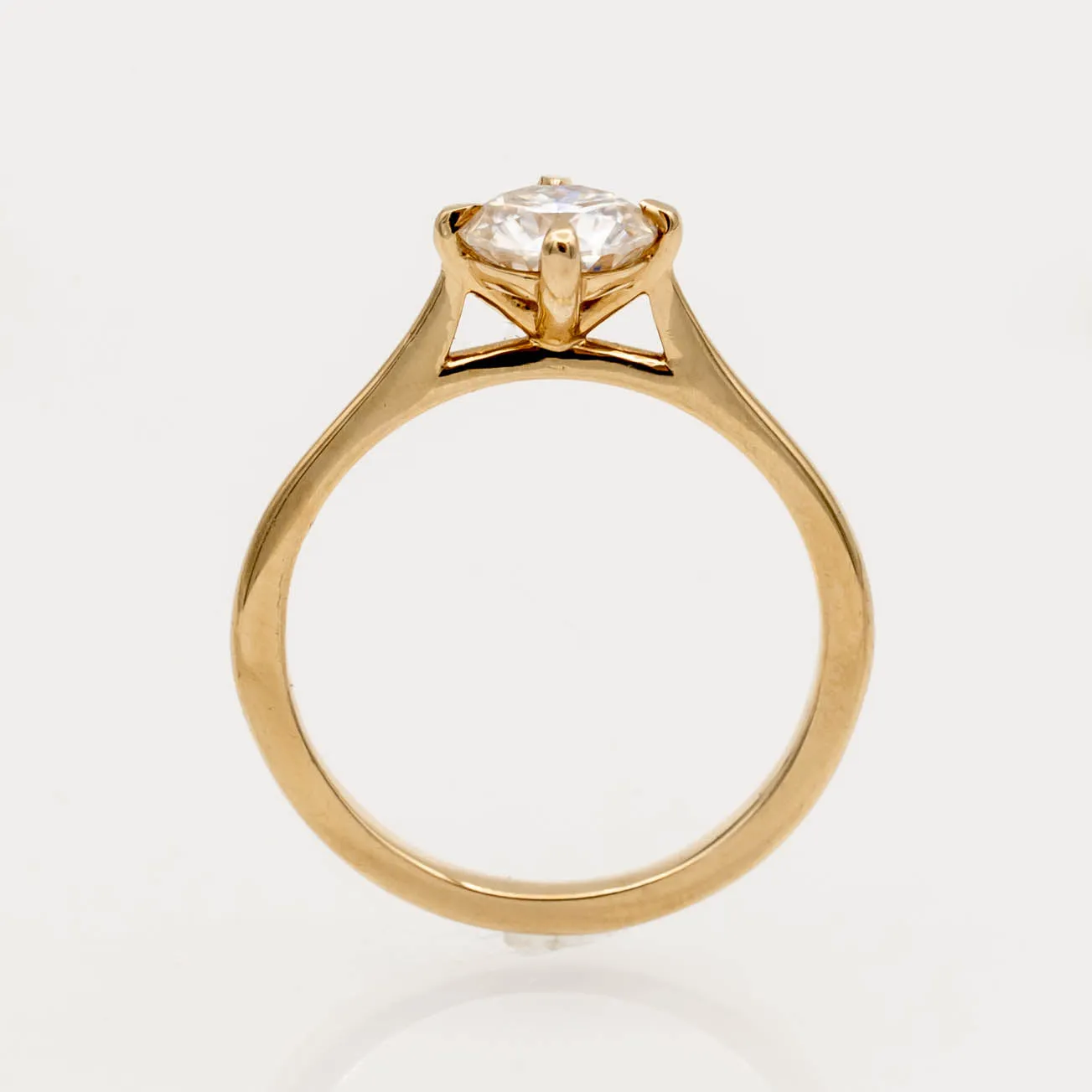 Sequoia Ring with Moissanite