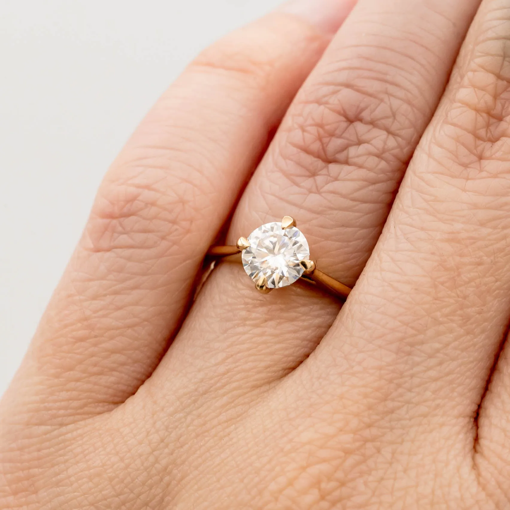 Sequoia Ring with Moissanite