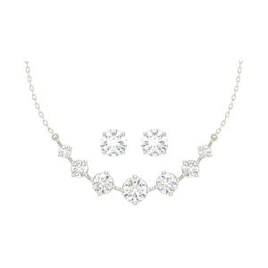 Silver 7 Stone Jewellery Set