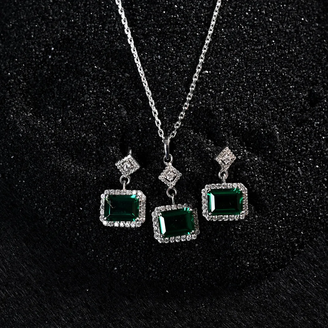 Silver Bianca Jewellery Set