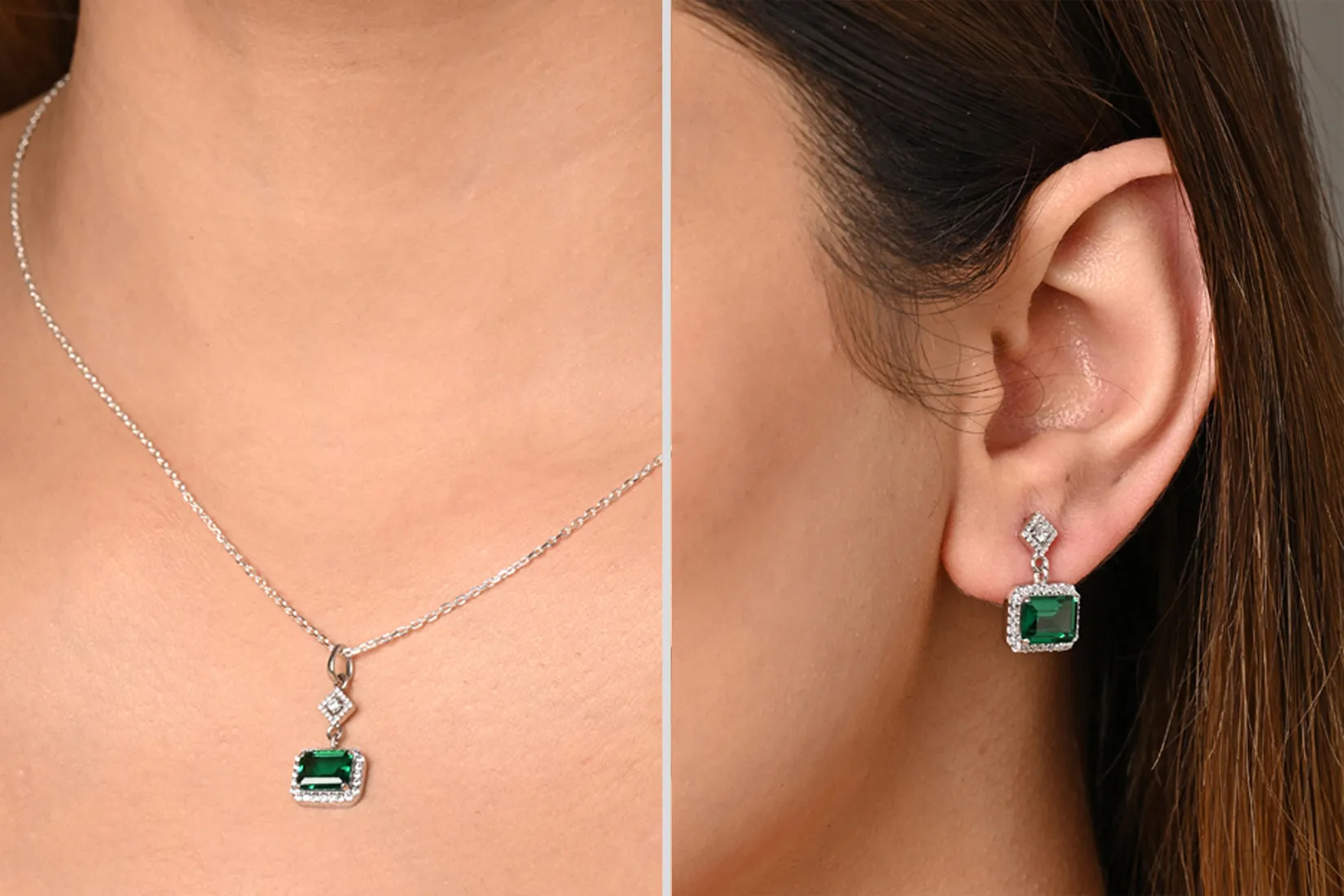 Silver Bianca Jewellery Set