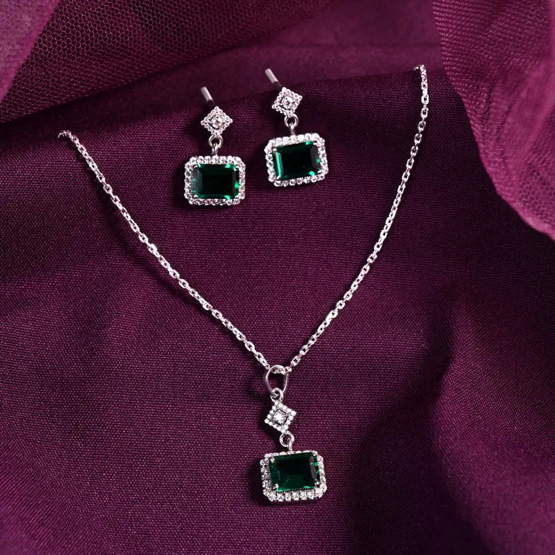Silver Bianca Jewellery Set
